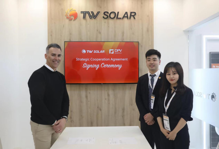 Tongwei y DPV Energy anuncian acuerdo de cooperación para la distribución de módulos de media celda de 100MW
