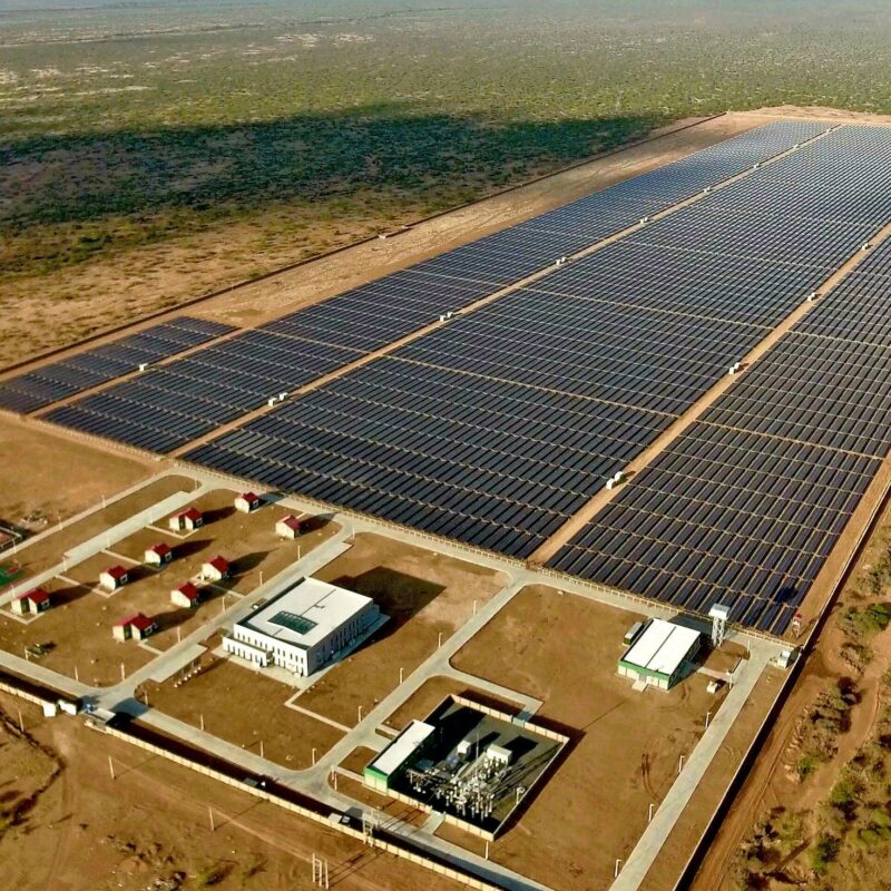 The Garissa solar power plant in eastern Kenya Alamy 2J40Y69